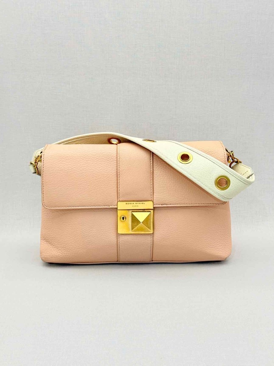 Pre - loved SONIA RYKIEL Peach Shoulder Bag at Reems Closet
