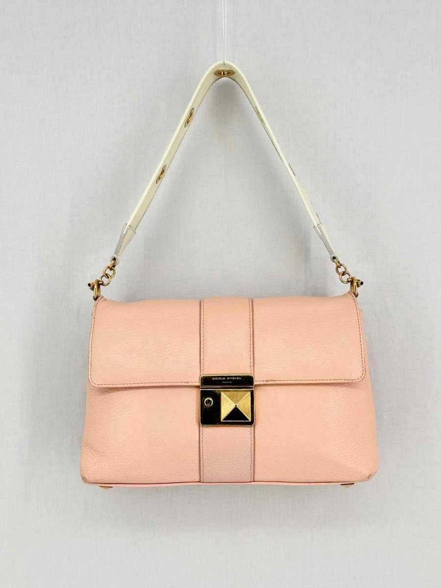 Pre - loved SONIA RYKIEL Peach Shoulder Bag at Reems Closet
