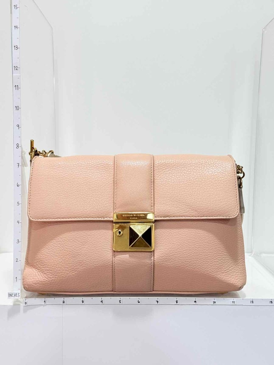 Pre - loved SONIA RYKIEL Peach Shoulder Bag at Reems Closet