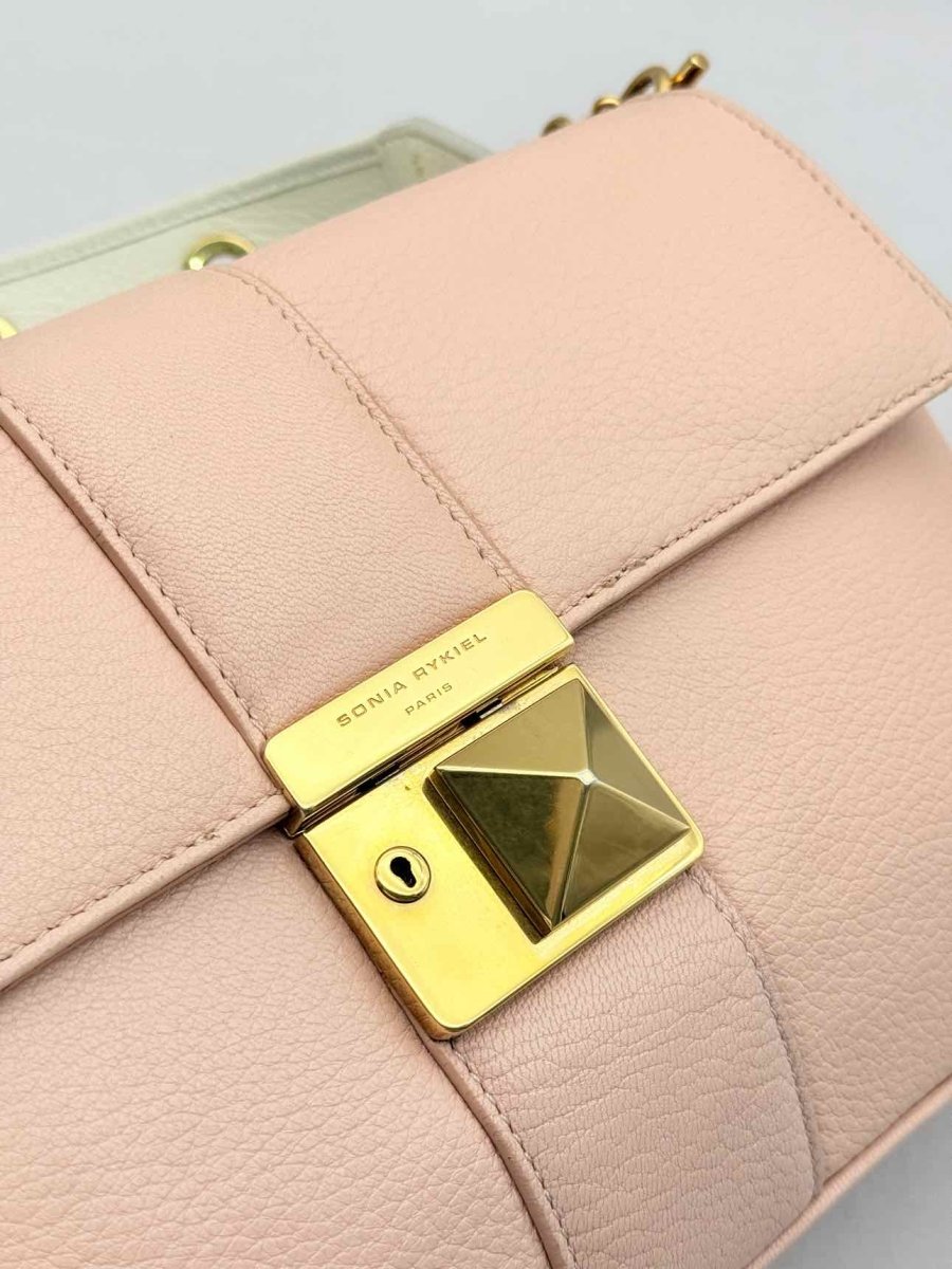 Pre - loved SONIA RYKIEL Peach Shoulder Bag at Reems Closet