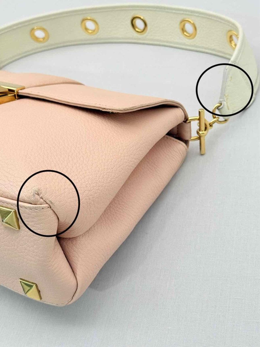 Pre - loved SONIA RYKIEL Peach Shoulder Bag at Reems Closet