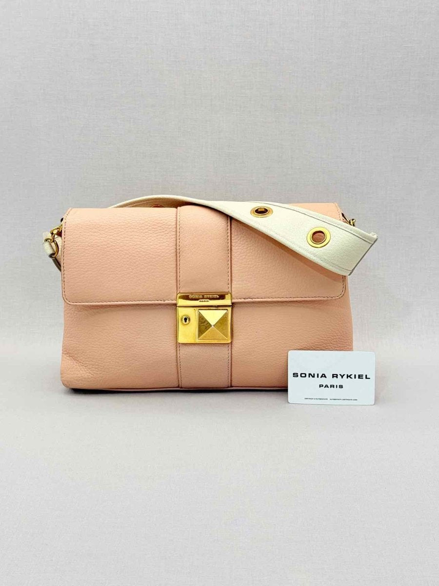 Pre - loved SONIA RYKIEL Peach Shoulder Bag at Reems Closet