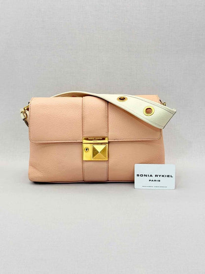 Pre - loved SONIA RYKIEL Peach Shoulder Bag at Reems Closet