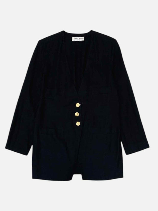 Pre - loved SONIA RYKIEL Vintage Black Jacket at Reems Closet