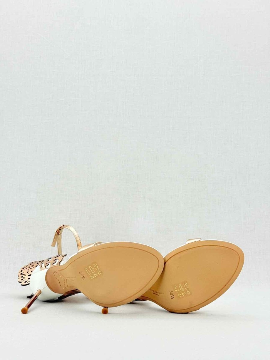 Pre - loved SOPHIA WEBSTER Bronze Size EU 38.5 Heeled Sandals at Reems Closet