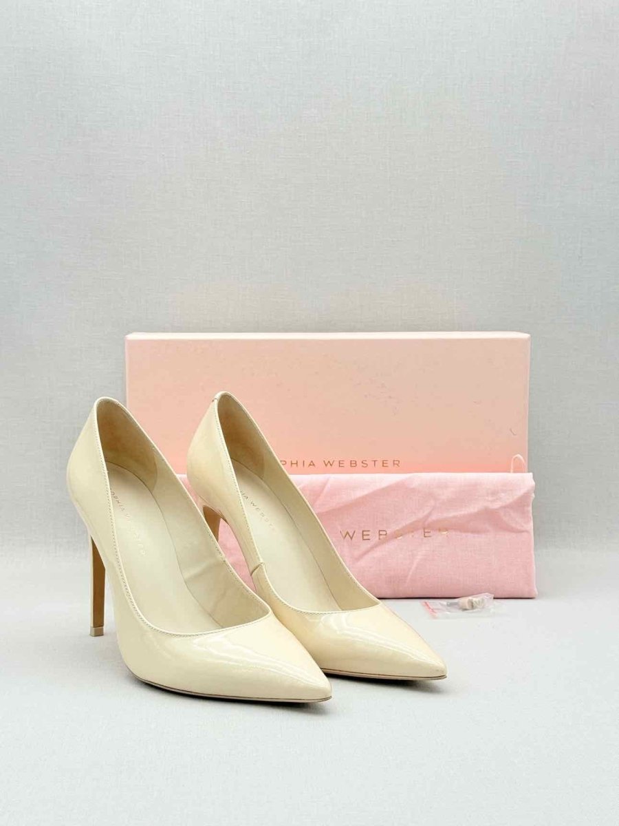 Pre - loved SOPHIA WEBSTER Cream Size EU 38 Pumps at Reems Closet