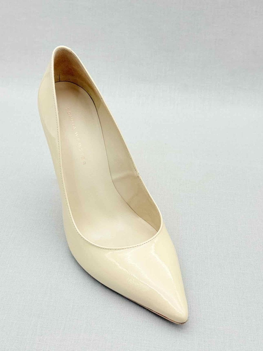 Pre - loved SOPHIA WEBSTER Cream Size EU 38 Pumps at Reems Closet