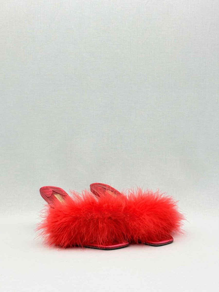 Pre-loved SOPHIA WEBSTER Delicia Red Size EU 39 Mules at Reems Closet