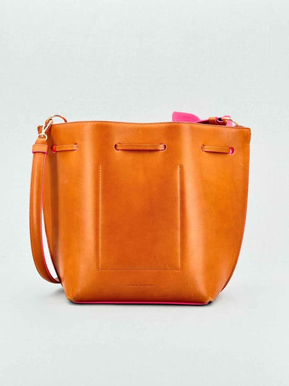 Pre - loved SOPHIA WEBSTER Remi Butterfly Orange & Pink Bucket Bag at Reems Closet