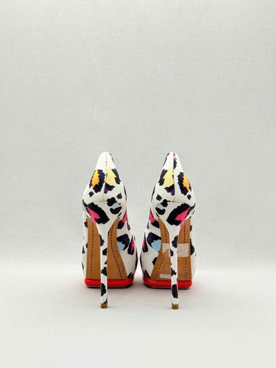 Pre-loved SOPHIA WEBSTER White Multicolor Size EU 40.5 Pumps at Reems Closet