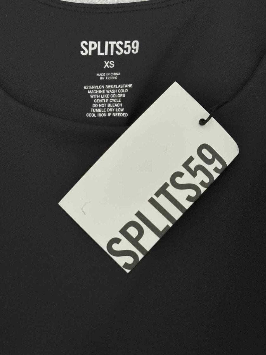 Pre - loved SPLITS59 Martina Rigor Black Size XSmall Short Dress at Reems Closet