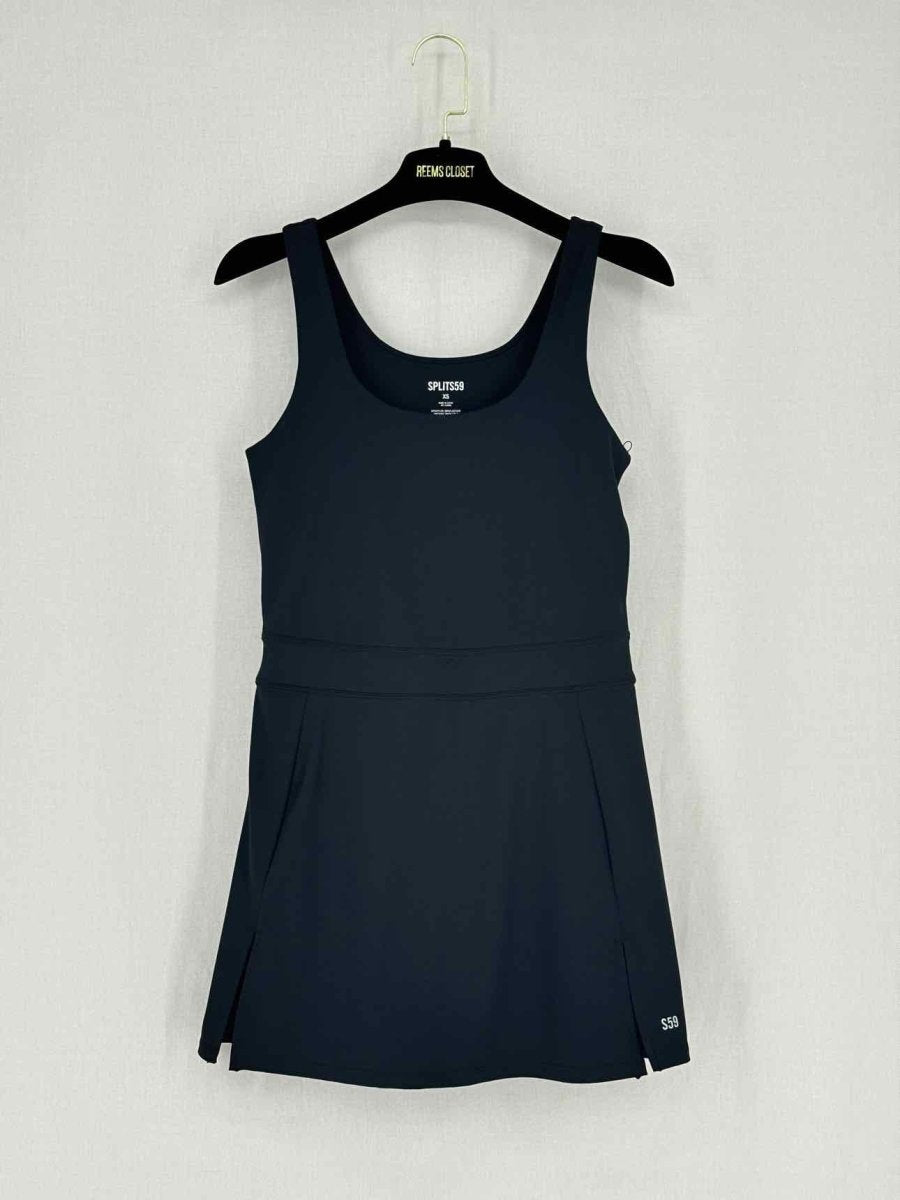 Pre - loved SPLITS59 Martina Rigor Black Size XSmall Short Dress at Reems Closet