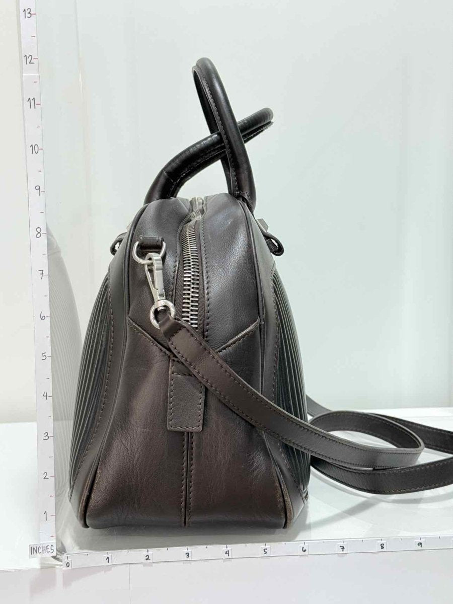 Pre - loved SPORTMAX Boston Brown Top Handle at Reems Closet