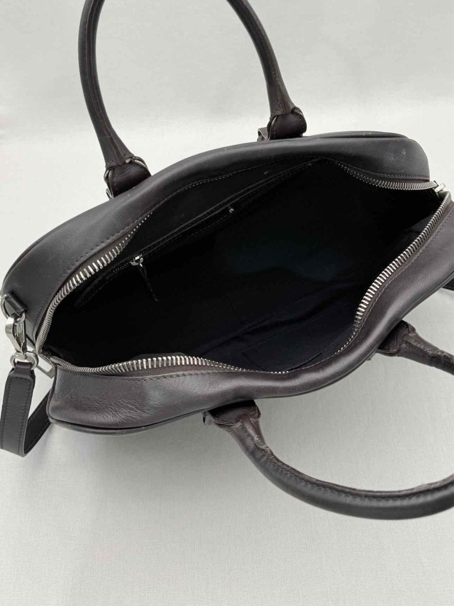 Pre - loved SPORTMAX Boston Brown Top Handle at Reems Closet
