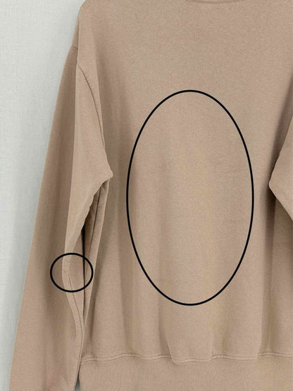 Pre - loved SPORTY & RICH Nude Size XSmall Sweatshirt at Reems Closet