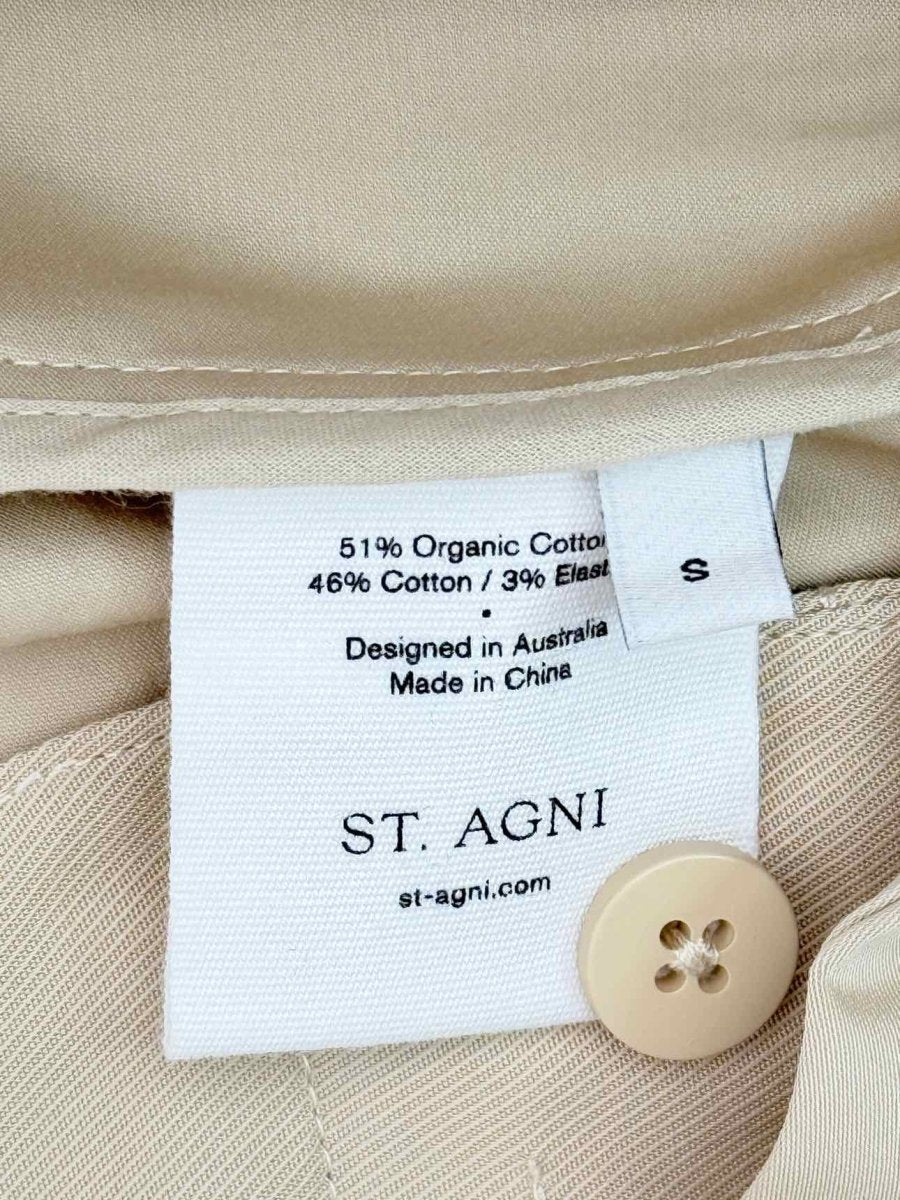 Pre-loved ST. AGNI Beige Size Small Pants at Reems Closet