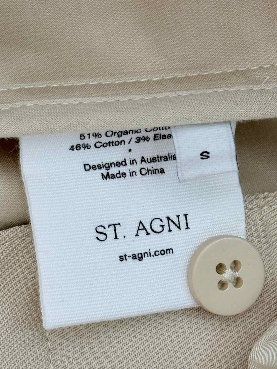 Pre-loved ST. AGNI Beige Size Small Pants at Reems Closet