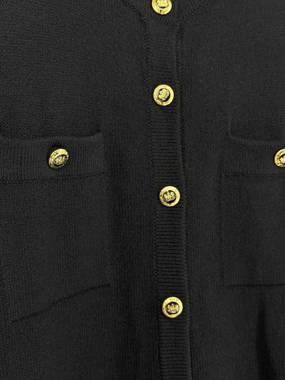 Pre-loved ST. JOHN BASICS Black Size Small Cardigan at Reems Closet