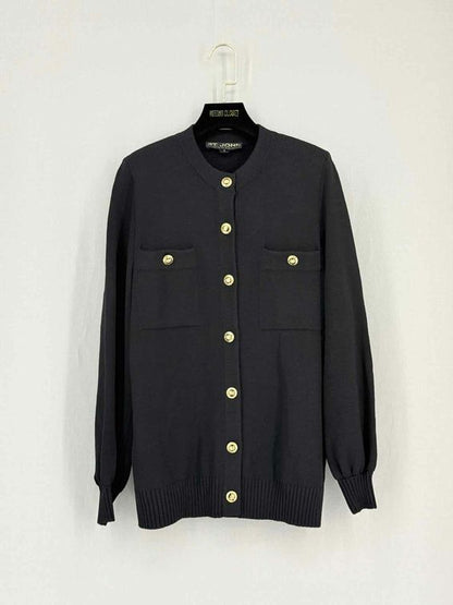 Pre-loved ST. JOHN BASICS Black Size Small Cardigan at Reems Closet