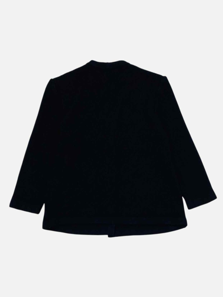 Pre - loved ST. JOHN BASICS Knit Black Jacket at Reems Closet