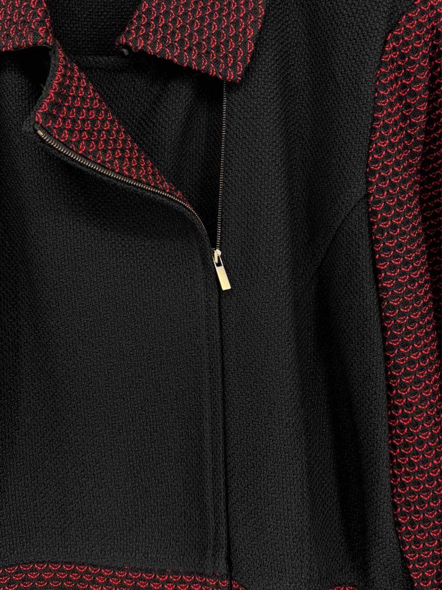 Pre - loved ST. JOHN Black & Red Size US 16 Jacket at Reems Closet