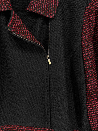 Pre - loved ST. JOHN Black & Red Size US 16 Jacket at Reems Closet