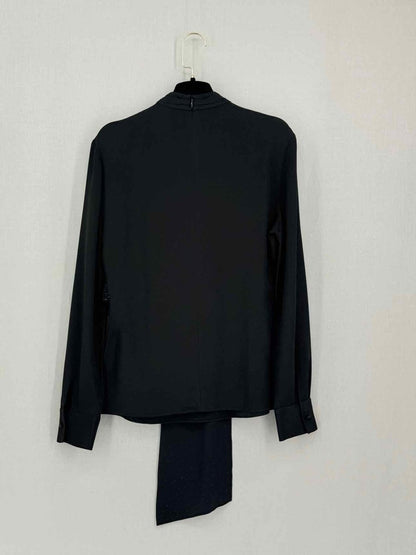 Pre-loved ST. JOHN Black Size US 6 Blouse at Reems Closet