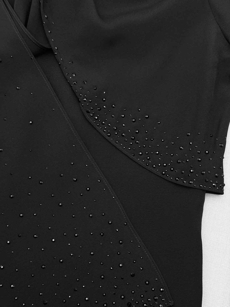 Pre-loved ST. JOHN Black Size US 6 Blouse at Reems Closet