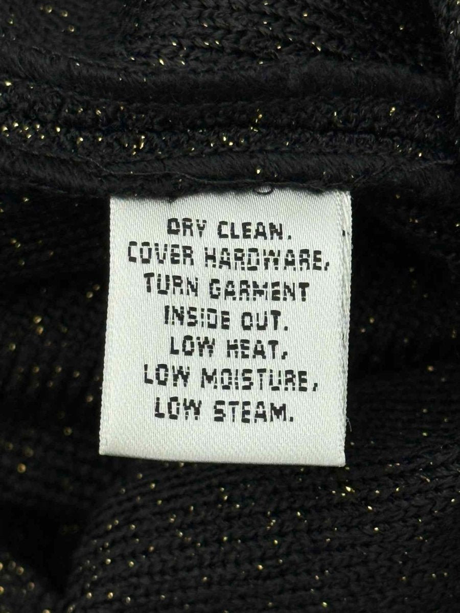 Pre - loved ST. JOHN Black w/ Gold Size US 16 Jacket at Reems Closet