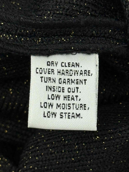 Pre - loved ST. JOHN Black w/ Gold Size US 16 Jacket at Reems Closet