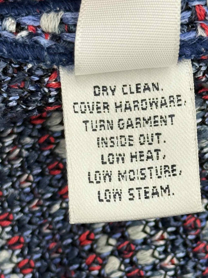 Pre - loved ST. JOHN Blue Multicolor Size US 16 Cardigan at Reems Closet