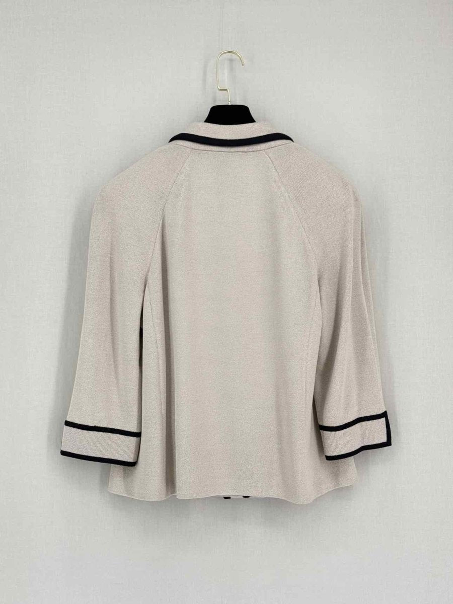 Pre-loved ST. JOHN Collection Beige & Black Size US 16 Outfit Set at Reems Closet