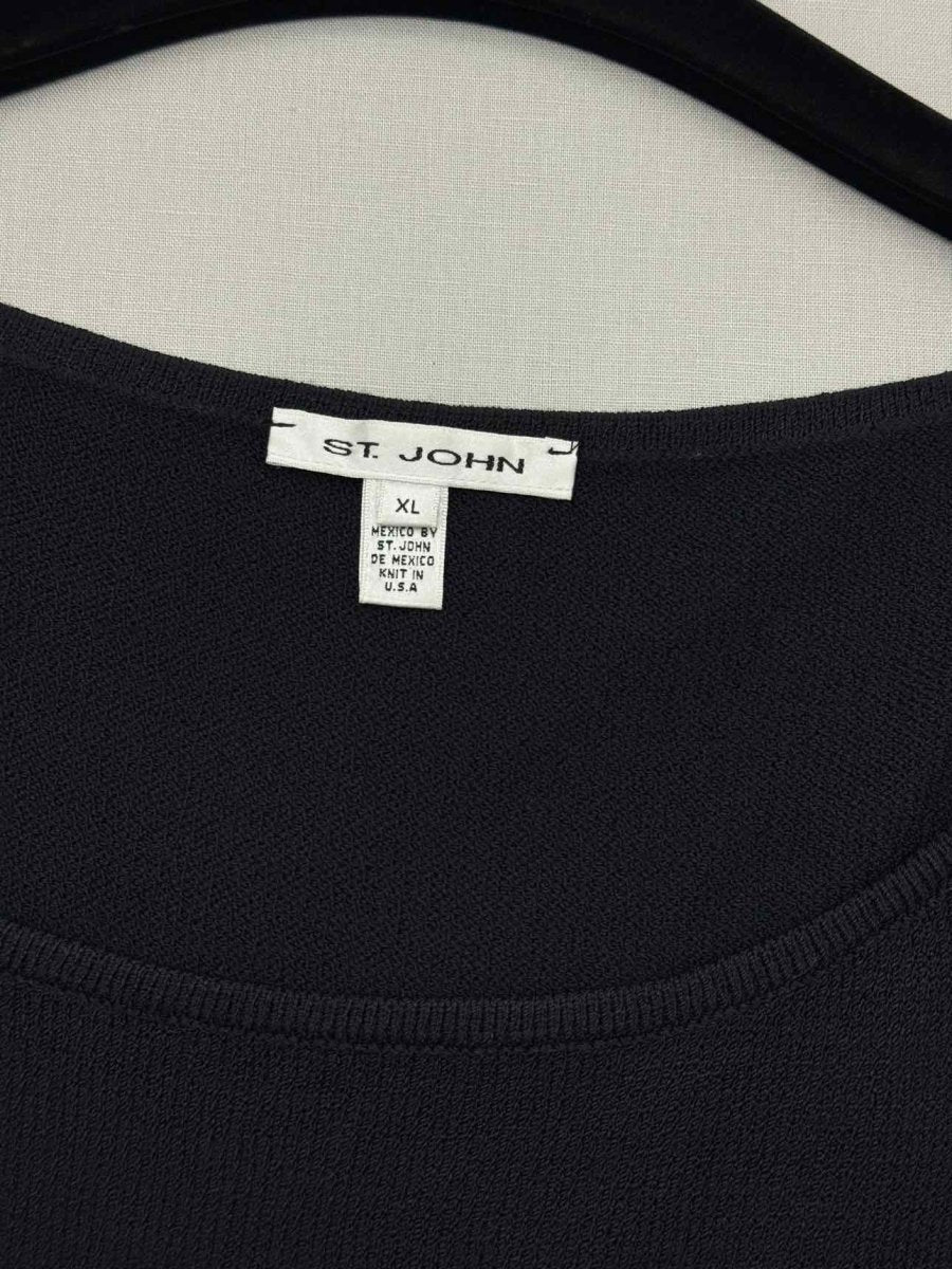 Pre-loved ST. JOHN Collection Beige & Black Size US 16 Outfit Set at Reems Closet