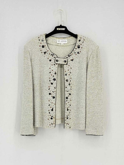 Pre-loved ST. JOHN COLLECTION Beige Size US 16 Jacket at Reems Closet