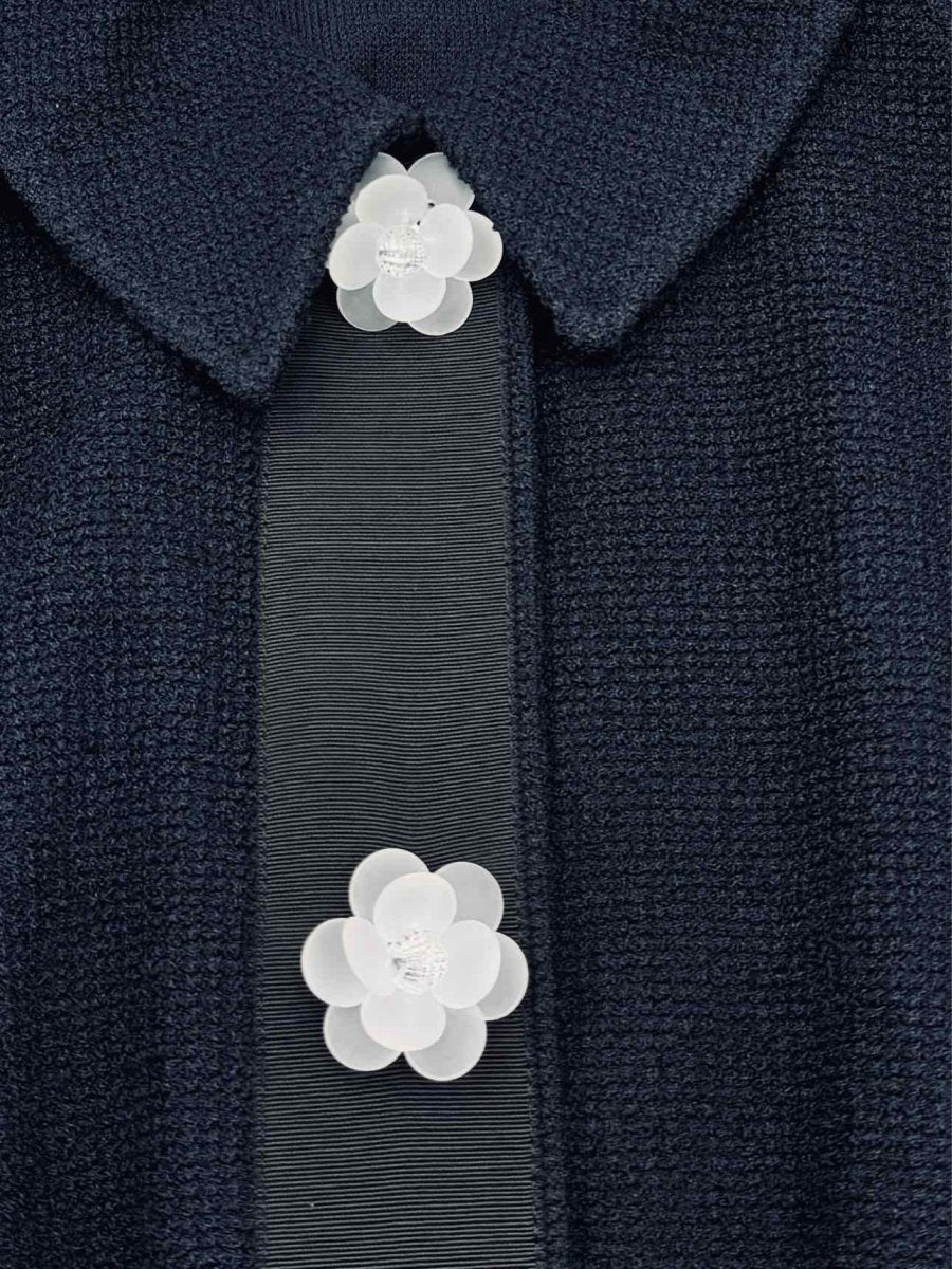 Pre-loved ST. JOHN COLLECTION Navy Blue Size US 16 Jacket at Reems Closet