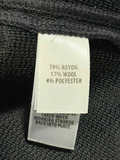 Pre - loved ST. JOHN Cropped Black Size Medium Cardigan at Reems Closet