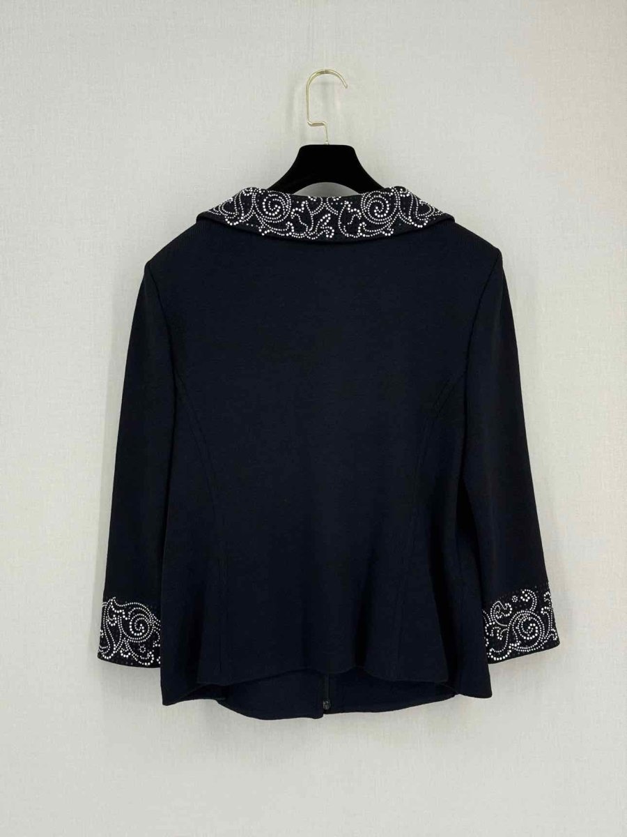 Pre-loved ST. JOHN Evening Black Size US 14 Outfit Set at Reems Closet