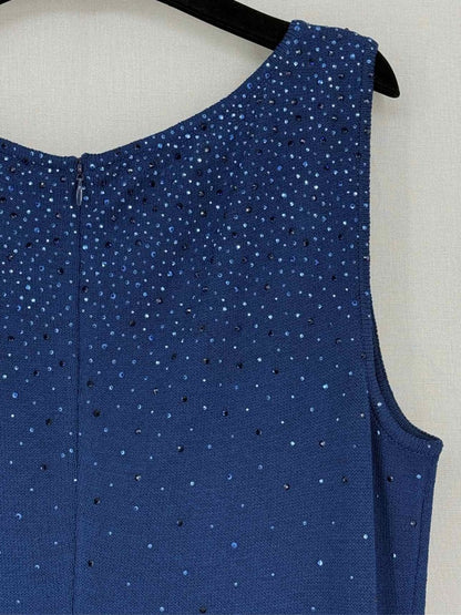 Pre-loved ST. JOHN Evening Blue Size US 14 Outfit Set at Reems Closet