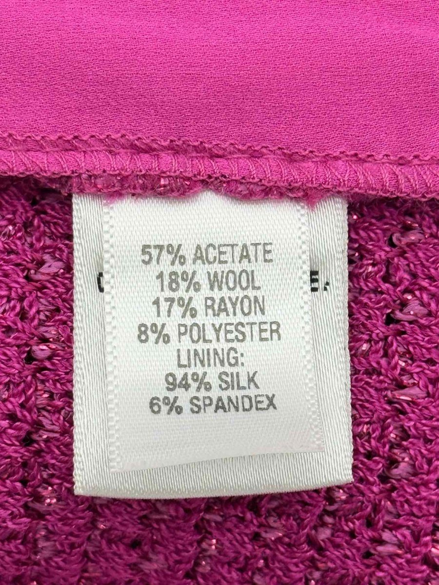 Pre-loved ST. JOHN Fuchsia Size US 2 Jacket at Reems Closet