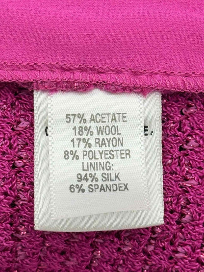 Pre-loved ST. JOHN Fuchsia Size US 2 Jacket at Reems Closet