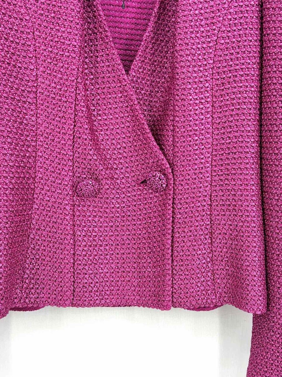 Pre-loved ST. JOHN Fuchsia Size US 2 Jacket at Reems Closet