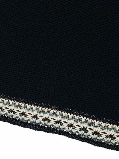 Pre - loved ST. JOHN Knitted Black Size US 10 Knee Length Skirt at Reems Closet