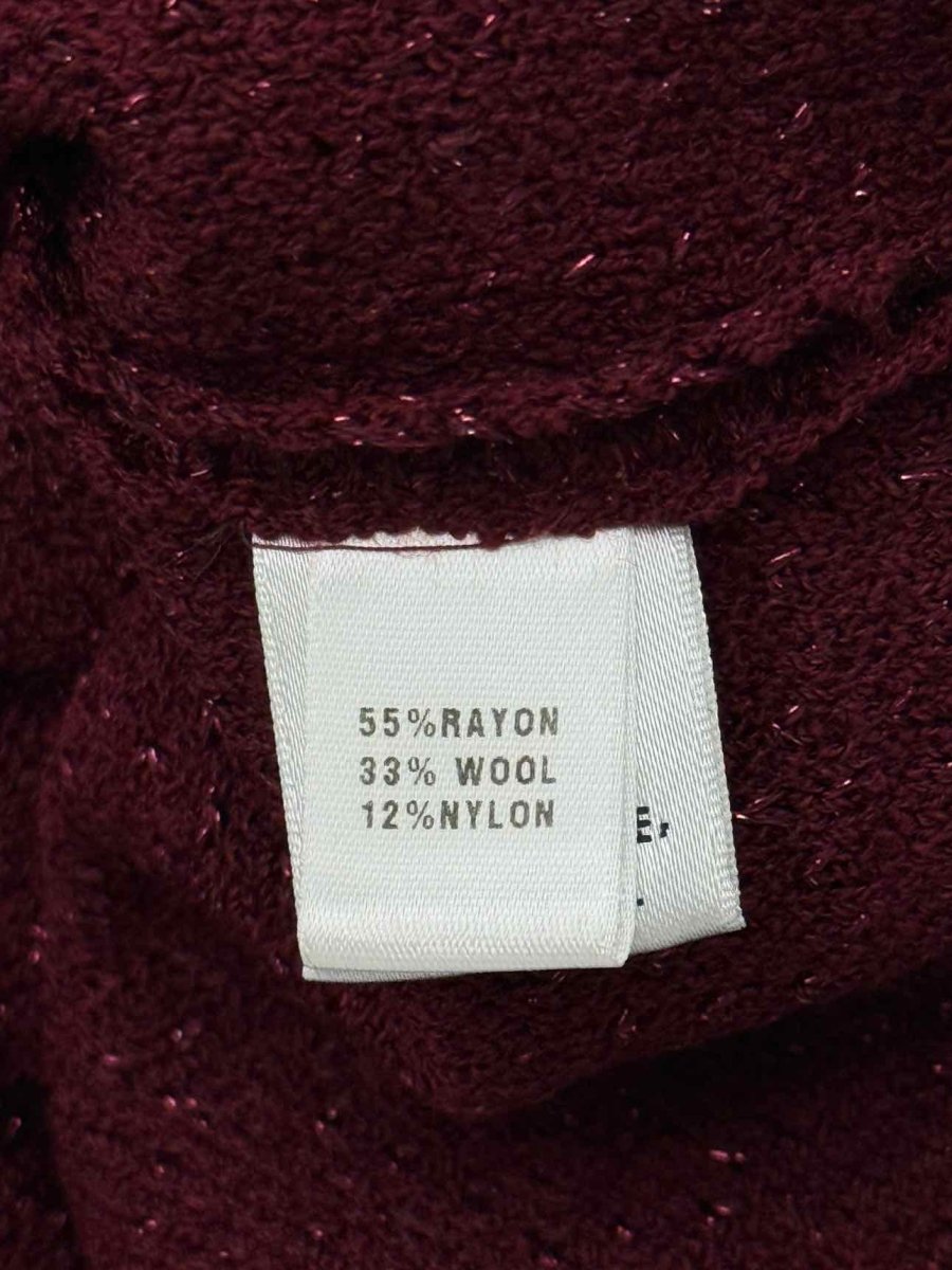 Pre - loved ST. JOHN Maroon Size US 16 Knee Length Dress at Reems Closet