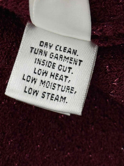 Pre - loved ST. JOHN Maroon Size US 16 Knee Length Dress at Reems Closet