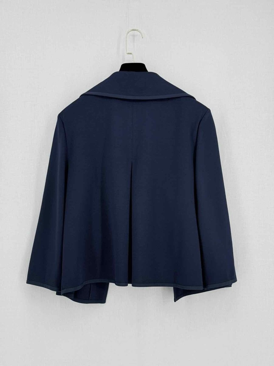 Pre-loved ST. JOHN Navy Blue Size US 16 Jacket at Reems Closet