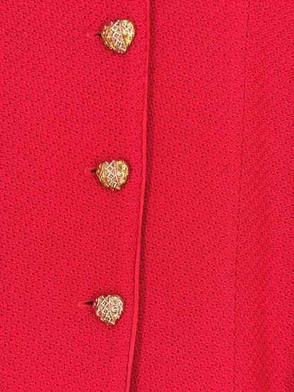 Pre - loved ST. JOHN Santana Red Size US 8 Jacket at Reems Closet