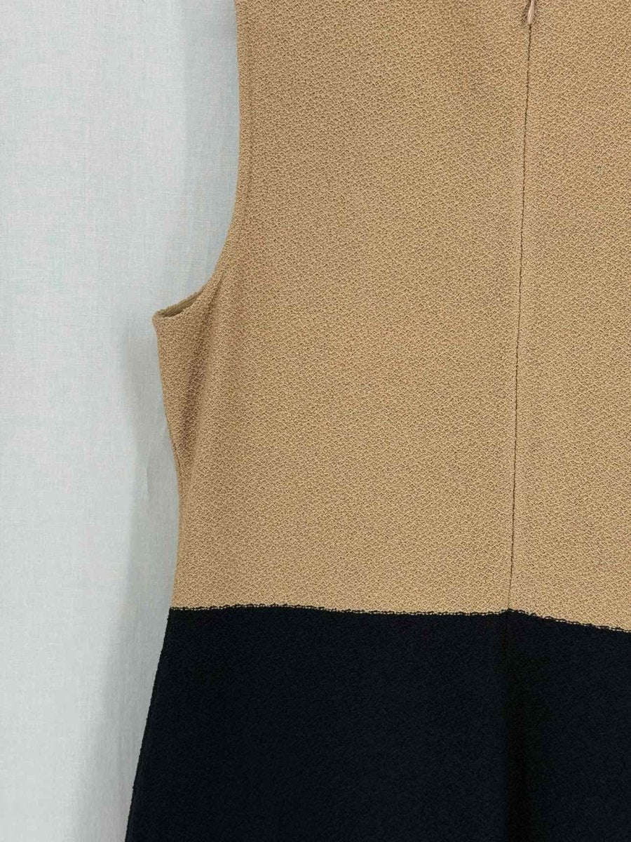 Pre-loved ST. JOHN Two Tone Black & Beige Size US 16 Outfit Set at Reems Closet