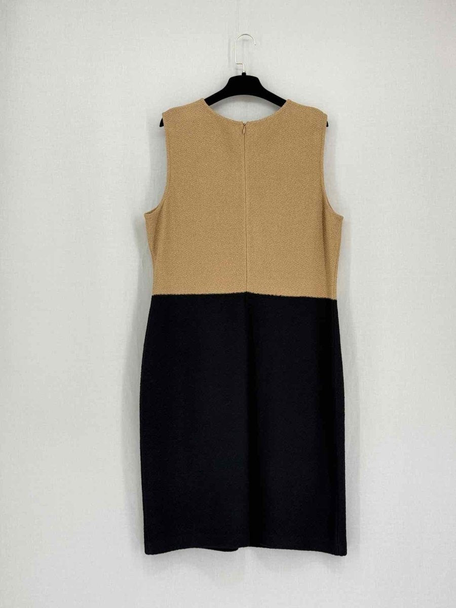 Pre-loved ST. JOHN Two Tone Black & Beige Size US 16 Outfit Set at Reems Closet