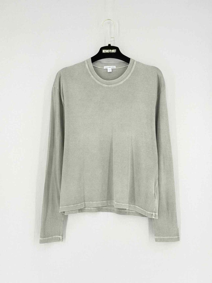 Pre - loved STANDARD JAMES PERSE Estilo Grey Size Small T-shirt at Reems Closet