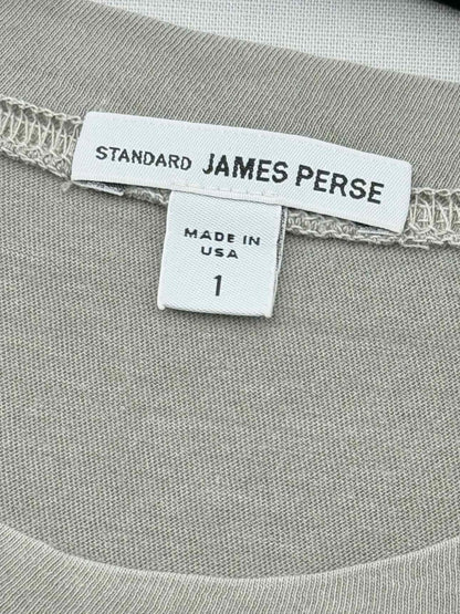 Pre - loved STANDARD JAMES PERSE Estilo Grey Size Small T-shirt at Reems Closet